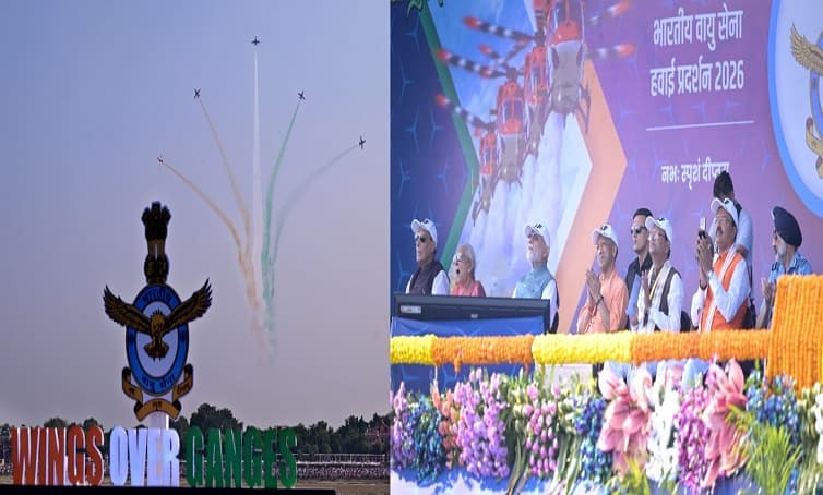 गंगा के ऊपर गरजा भारत का शौर्य, काशी के आसमान में गूंजा वायु शक्ति का उद्घोष