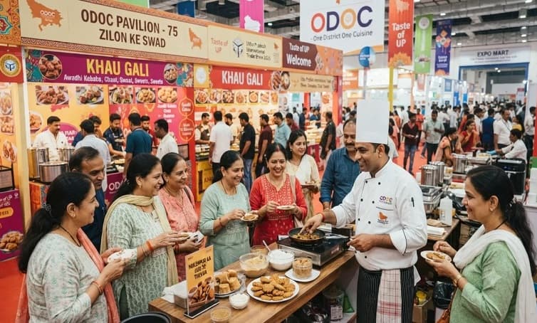 इंटरनेशनल ट्रेड शो के बाद एक जनपद एक व्यंजन की राष्ट्रीय मंच पर दस्तक