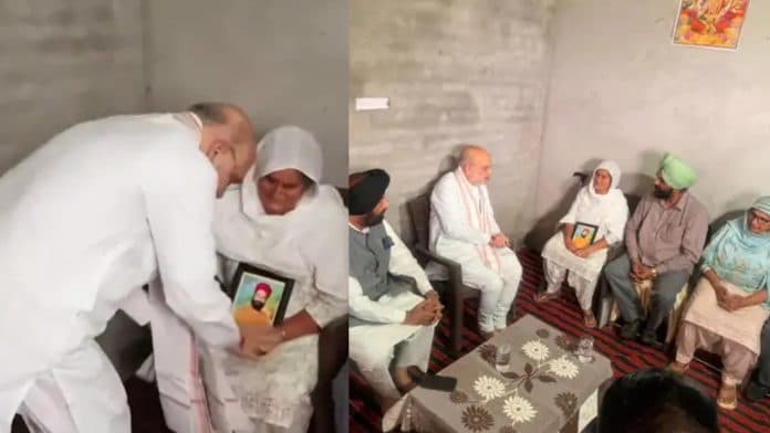 ‘मिलेगा इंसाफ’, बिक्रमजीत की मां से मिले अमित शाह