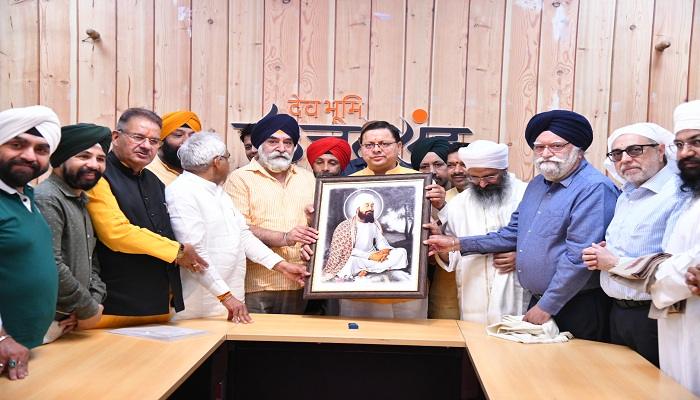 गुरु तेग बहादुर साहेब जी के 400 वें प्रकाश पर्व पर सीएम धामी ने दी बधाई