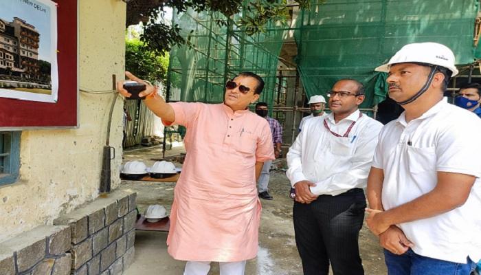 प्रेम चन्द अग्रवाल ने भवन ‘उत्तराखण्ड निवास’ का किया निरीक्षण