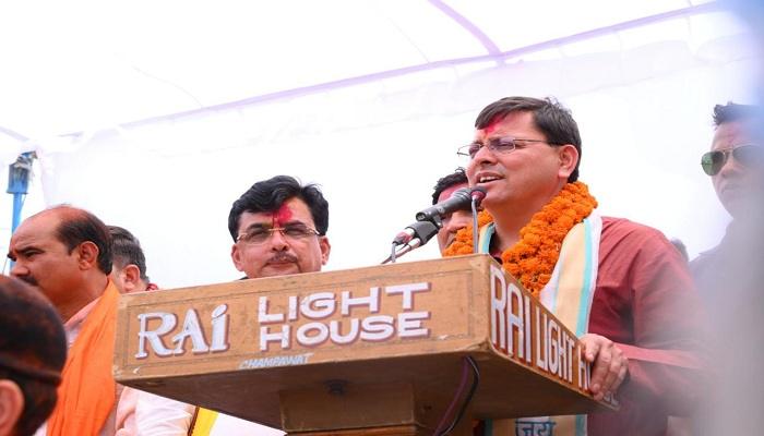 ऐतिहासिक जीत के बाद सीएम धामी ने जनसभा को किया संबोधित