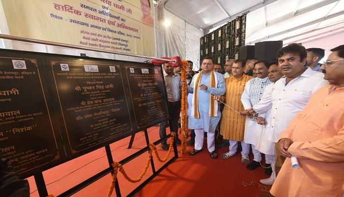 सीएम पुष्कर सिंह धामी ने ईडब्ल्यूएस आवासीय भवनों का किया शिलान्यास