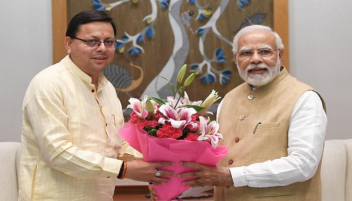 सीएम पुष्कर सिंह धामी ने प्रधानमंत्री से की शिष्टाचार भेंट, कई मुद्दों पर की बात