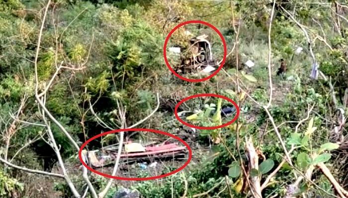 हरिद्वार से यमुनोत्री जा रही बस खाई में गिरी, बीछ गई यात्रियों की लाशें