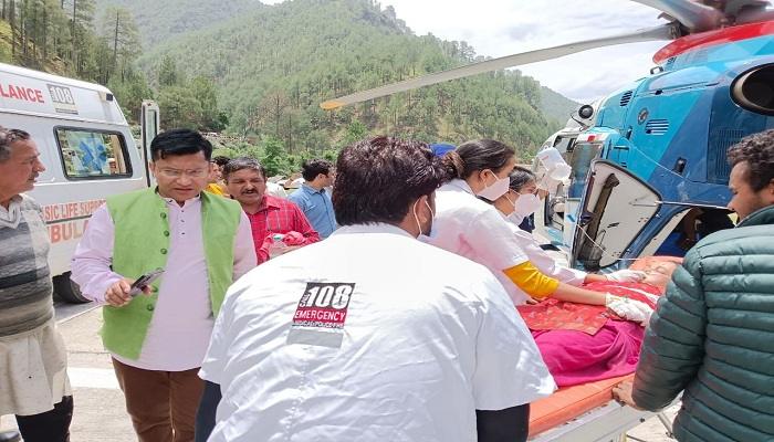 उत्तराखंड: 5 घायल महिलाओं को उत्तरकाशी से एम्स ले जाया गया