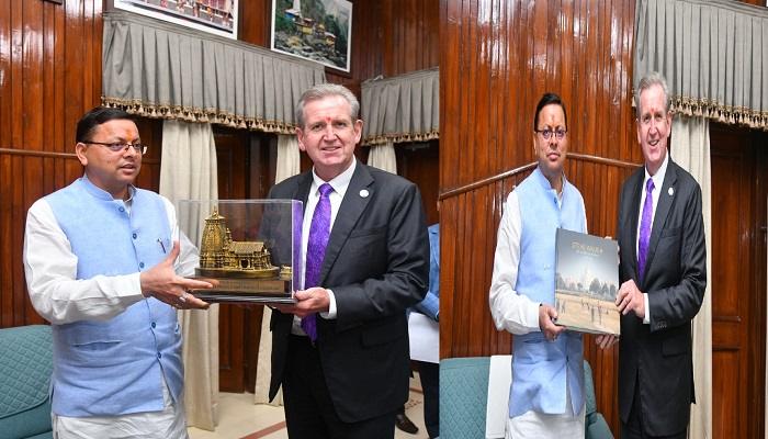 सीएम धामी से आस्ट्रेलिया के उच्चायुक्त ने की भेंट, इन मुद्दों पर हुई चर्चा