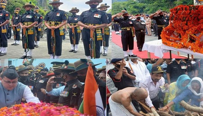 पंच तत्व में विलीन हुए शहीद चंद्रशेखर हर्बोला