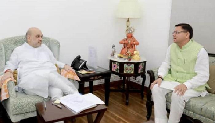 सीएम धामी ने अमित शाह से की मुलाकात