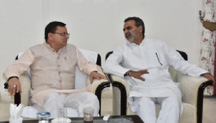 सीएम धामी से केंद्रीय मंत्री बालियान ने की भेंट