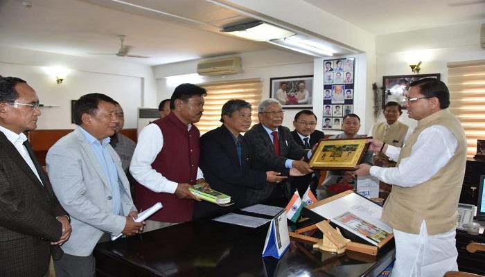 सीएम धामी से रं कल्याण संस्था के प्रतिनिधियों ने की भेंट