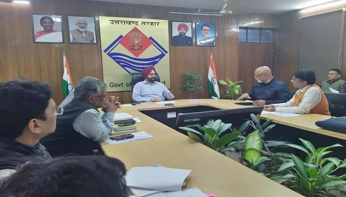 मुख्य सचिव ने रूरल इन्फ्रास्ट्रक्चर डेवलपमेंट फंड के संबंध में बैठक की