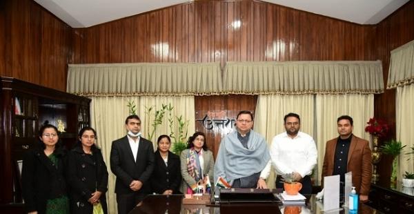 उप जिलाधिकारियों ने सीएम धामी से की शिष्टाचार भेंट