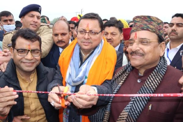 सीएम धामी ने 30606.75 लाख रुपये की 26 परियोजनाओं का लोकार्पण