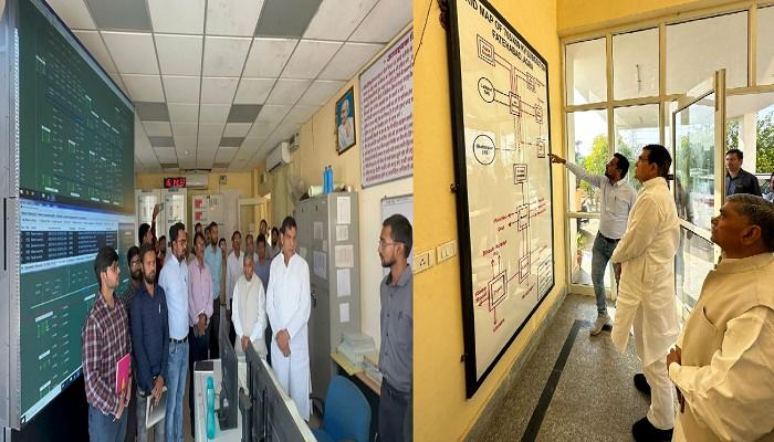 765/400 केवी विद्युत उपकेंद्र फतेहाबाद का ऊर्जा मंत्री ने किया औचक निरीक्षण
