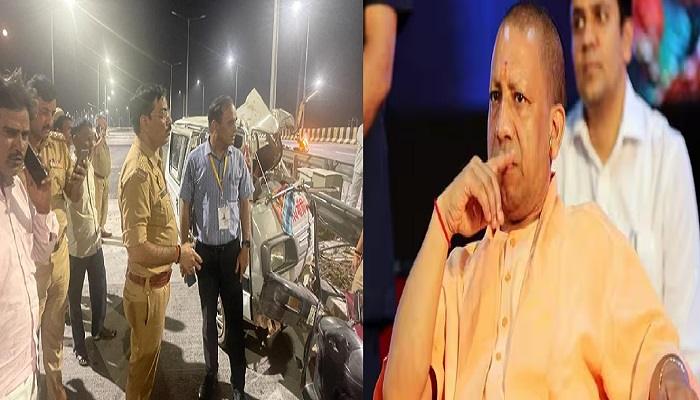 ट्रक की टक्कर से कार सवार पांच लोगों की मौत, सीएम योगी ने जताया दुख