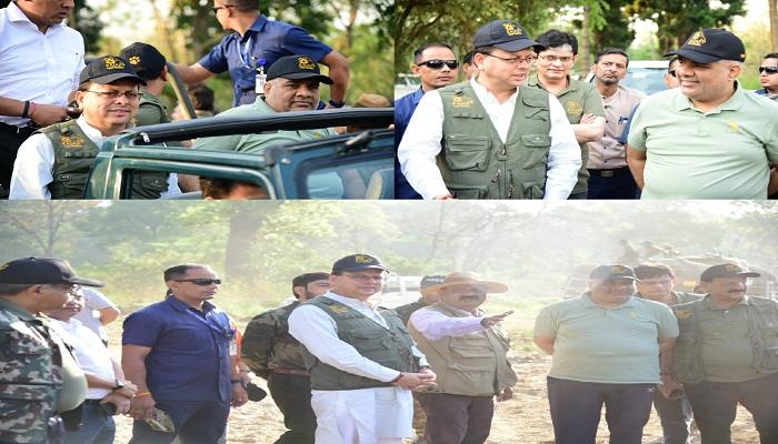 सीएम धामी ने राजाजी नेशनल पार्क का किया भ्रमण