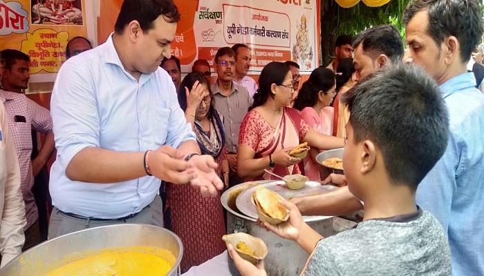दूसरे बड़े मंगल पर UPNEDA मुख्यालय के परिसर में सुन्दर काण्ड पाठ एवं भण्डारे का आयोजन