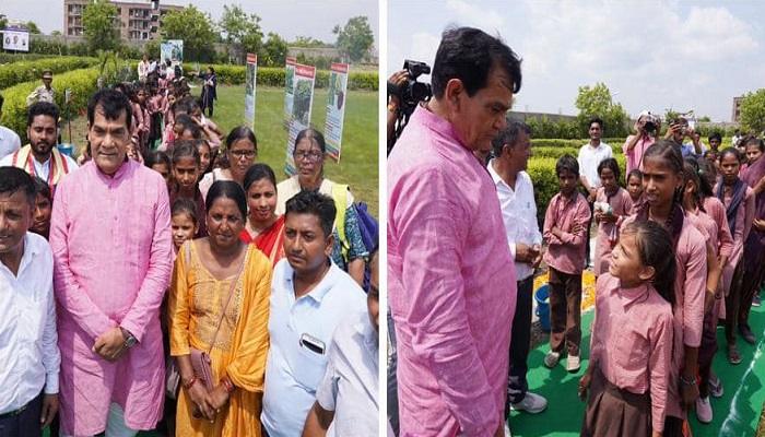 संस्कृति विश्वविद्यालय परिसर में राज्यपाल एवं ऊर्जा मंत्री ने किया पौधारोपण