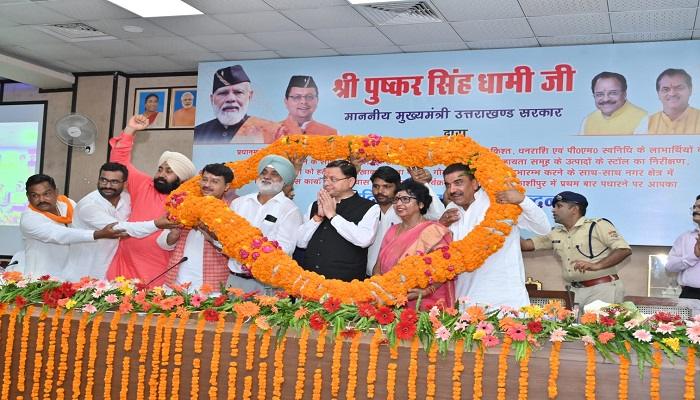 सीएम धामी ने किया 28 करोड़ से अधिक की विकास योजनाओं का लोकार्पण एवं शिलान्यास