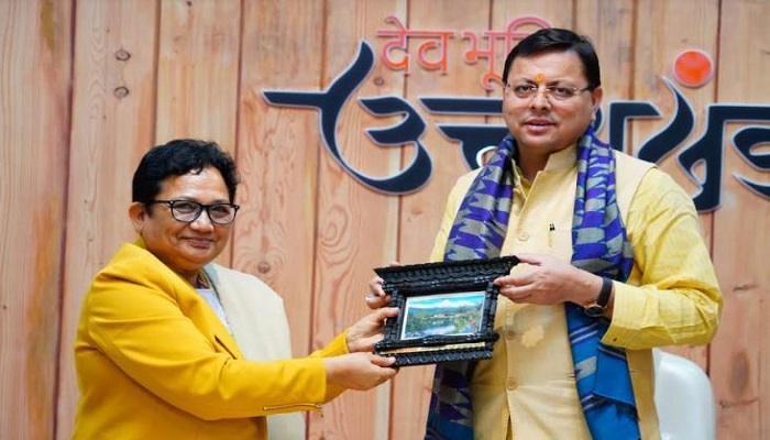 मुख्यमंत्री धामी से मिला नेपाल का उच्चस्तरीय प्रतिनिधिमण्डल
