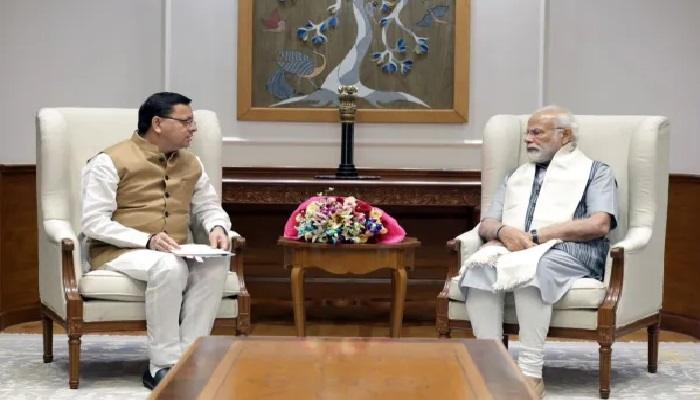 उत्तराखंड के सीएम धामी ने पीएम मोदी से की मुलाकात