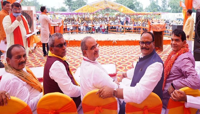 इस बार घोसी में डबल इंजन की सरकार बनाना है: एके शर्मा