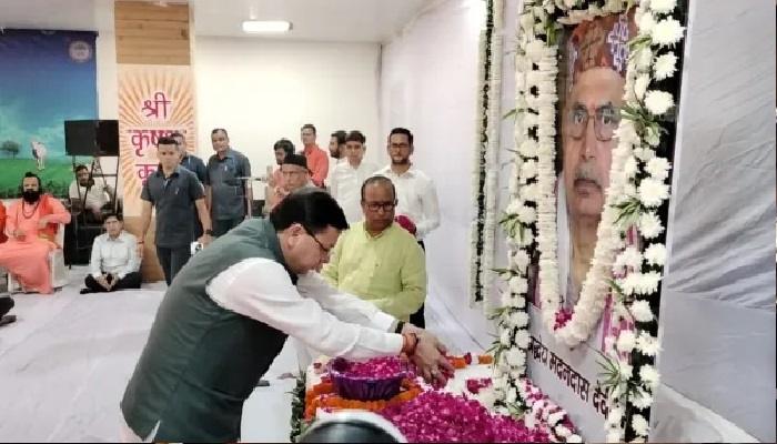 संघ के वरिष्ठ प्रचारक मदन दास को सीएम धामी ने दी श्रद्धांजलि
