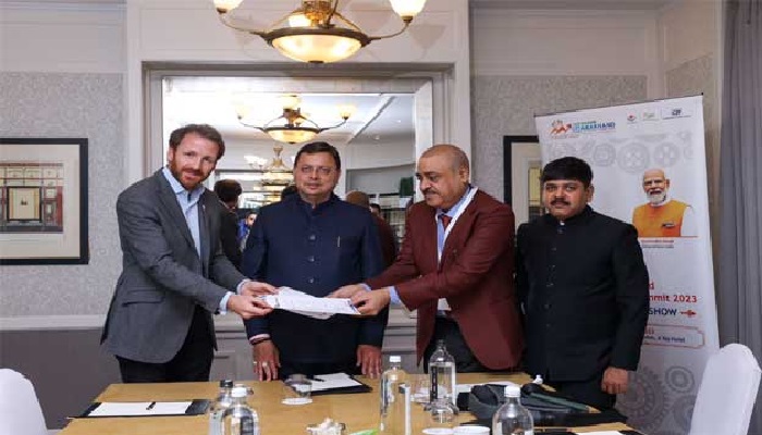 सीएम धामी की उपस्थिति में पोमा ग्रुप के साथ 2 हजार करोड़ रुपए का एमओयू साइन
