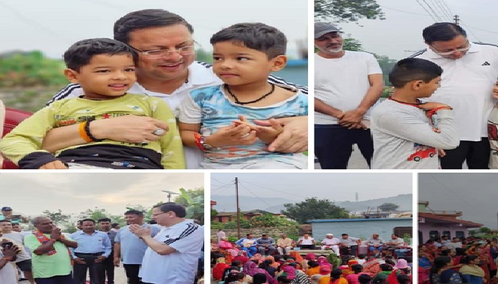सीएम धामी ने ग्रामीणों से की मुलाकात, बागेश्वर उपचुनाव में अधिकाधिक मतदान की अपील