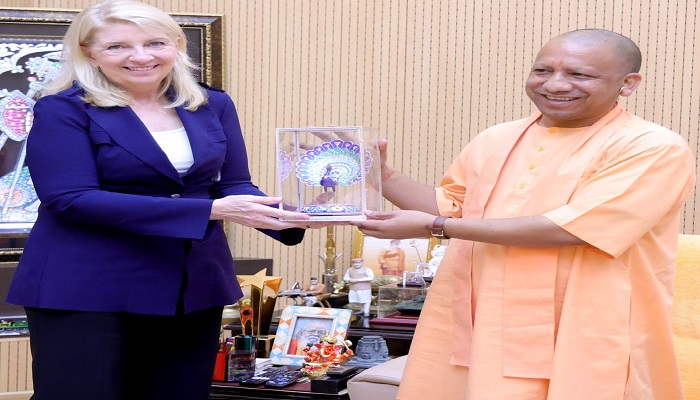 यूनिसेफ की एग्जिक्यूटिव डायरेक्टर ने की योगी से मुलाकात
