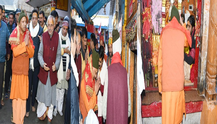 केदारनाथ मंदिर में सीएम योगी ने किया दर्शन-पूजन
