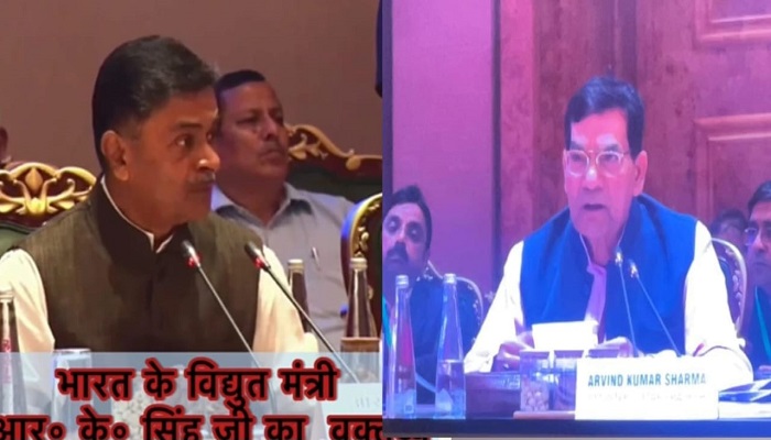 केंद्रीय मंत्री ने प्रदेश के ऊर्जा मंत्री एके शर्मा, उनकी टीम तथा विद्युत कार्मिकों के कार्यों की प्रशंसा की