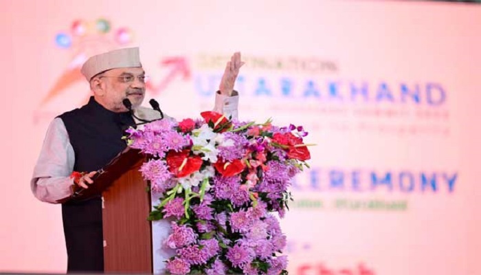 साढ़े तीन लाख करोड़ से अधिक के करार होने पर शाह ने की धामी की तारीफ