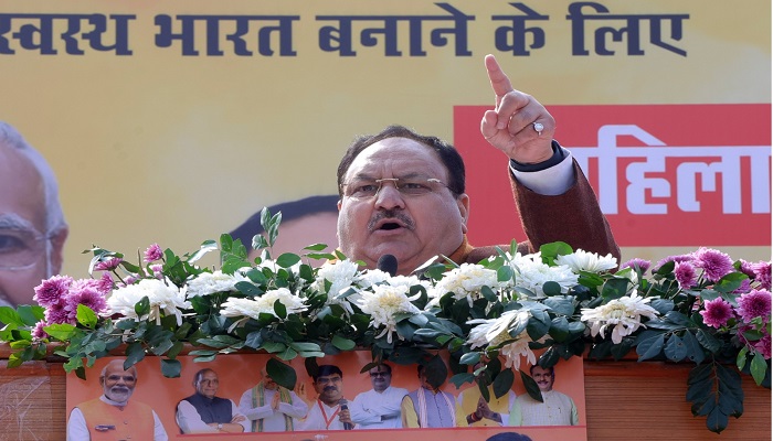 आज देश को आगे ले जाने वालों और पीछे खींचने वालों के बीच चल रही स्पर्धा : नड्डा