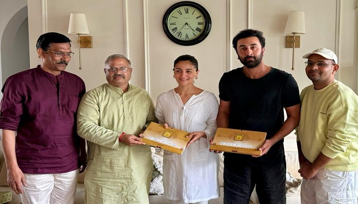 प्राण प्रतिष्ठा के लिए आलिया-रणवीर को किया गया इनवाइट,  स्वीकार किया निमंत्रण