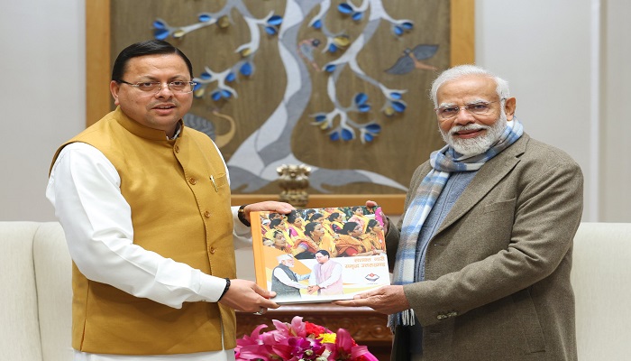 पीएम मोदी से मिले सीएम धामी, इन मुद्दों पर हुई चर्चा