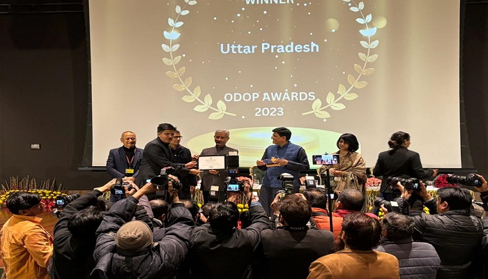 ODOP के क्षेत्र में उत्कृष्ट कार्य के लिए योगी सरकार को मिला राष्ट्रीय पुरस्कार