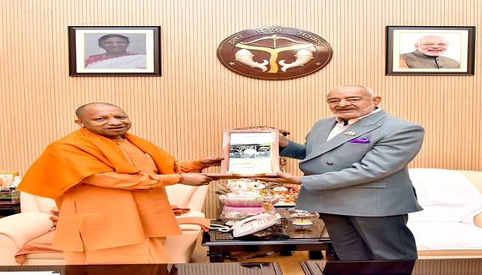 सीएम योगी से अंडमान और निकोबार द्वीप समूह के उप राज्यपाल ने की भेंट