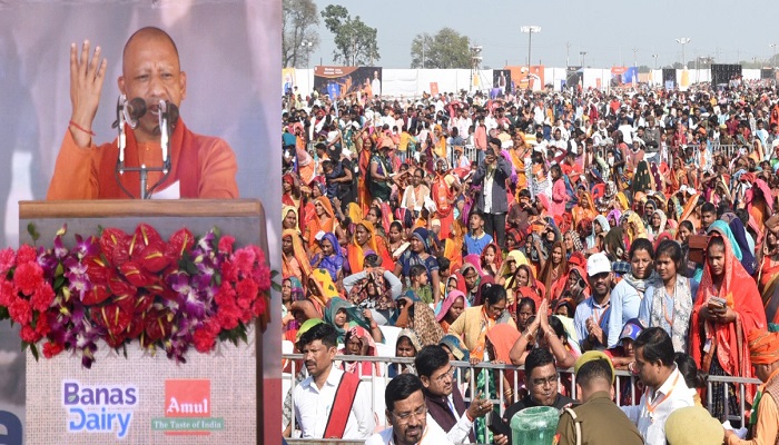 किसानों व पशुपालकों के आधुनिक तीर्थ जैसी है बनास डेयरीः सीएम योगी