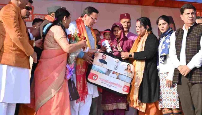 सीएम धामी ने मंगलौर में किया 46.78 करोड़ की योजनाओं का लोकार्पण एवं शिलान्यास