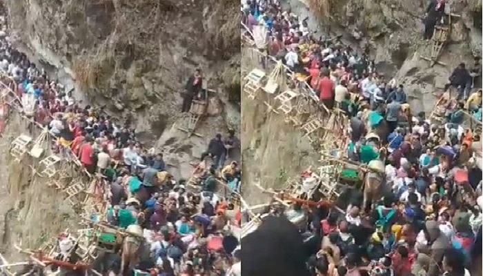 क्षमता से अधिक संख्या यमुनोत्री धाम आ रहे श्रद्धालु, पुलिस बोली- स्थगित करें यात्रा