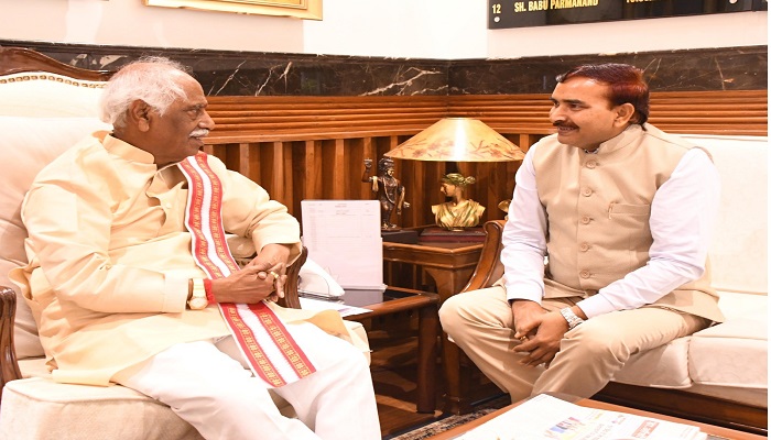 कुलपति प्रो. नरसी राम बिश्नोई ने राज्यपाल से की भेंट, विश्वविद्यालय की नीतियों पर की चर्चा