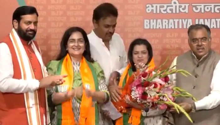 सीएम सैनी की मौजूदगी में बीजेपी में शामिल हुईं कांग्रेस एमएलए किरण चौधरी