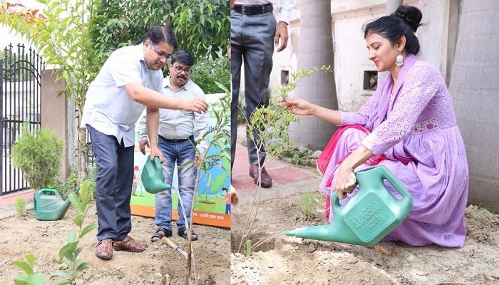 पौधे पर्यावरण संरक्षण के साथ बढ़ते तापमान को रोकने में मददगार: नितिन बंसल