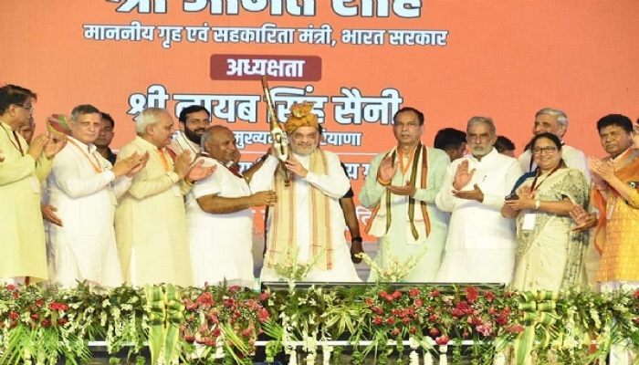 भाजपा ने हरियाणा में पहली बार पिछड़े और गरीब परिवार से मुख्यमंत्री बनाया: अमित शाह