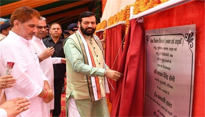 फतेहाबाद में सीएम ने करोड़ों के विकास कार्यों का किया शिलान्यास