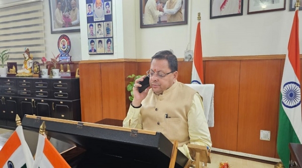 धामी ने विदेश मंत्री से म्यांमार में फंसे उत्तराखण्ड के लोगों की वापसी का किया अनुरोध