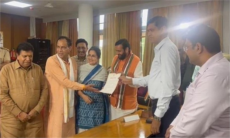 किरण चौधरी निर्विरोध राज्यसभा सांसद निर्वाचित, सीएम की मौजूदगी में मिला सर्टिफिकेट