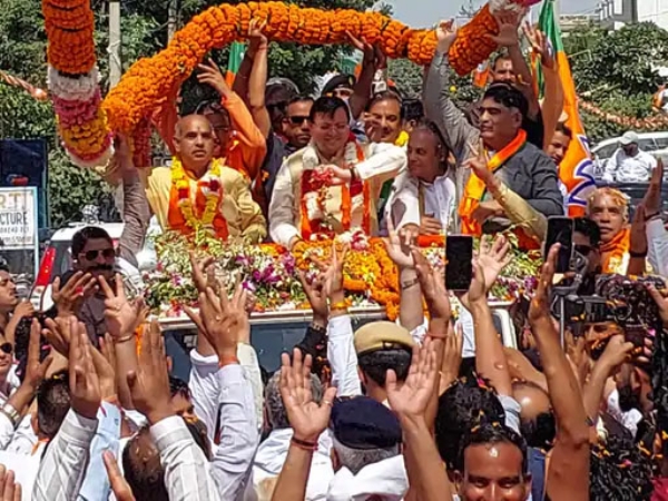 कांग्रेस ने हरियाणा में चलाया खर्ची-पर्ची का सिस्टम : पुष्कर सिंह धामी